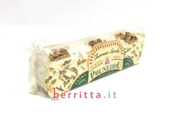 Torronificio Pruneddu, TORRONE SARDO ALLE NOCI, 200 gr