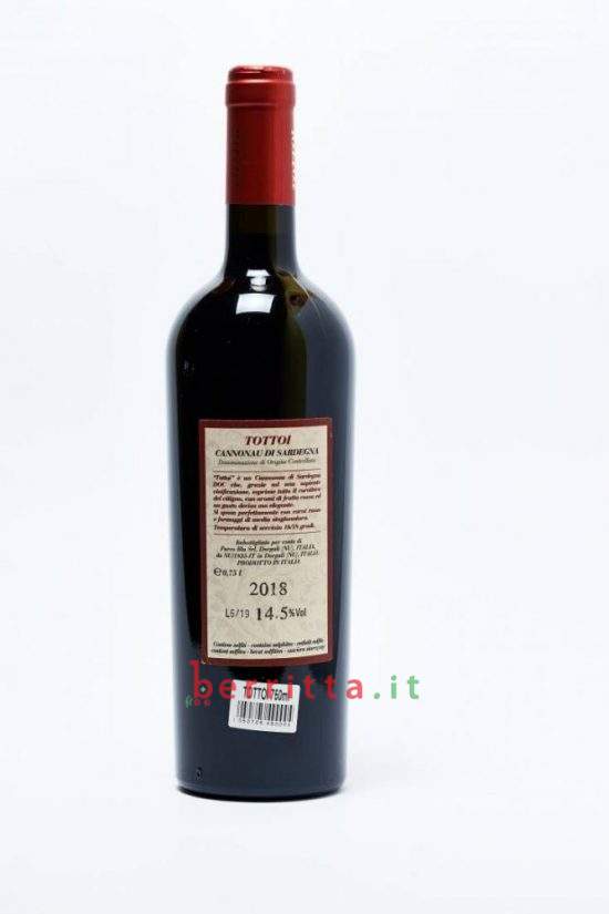 Cannonau di Sardegna Doc, TOTTOI 750 ml