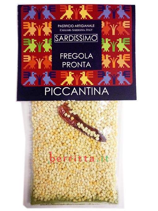 Sardissimo FREGULA PRONTA PICCANTINA, confezione da 130 gr