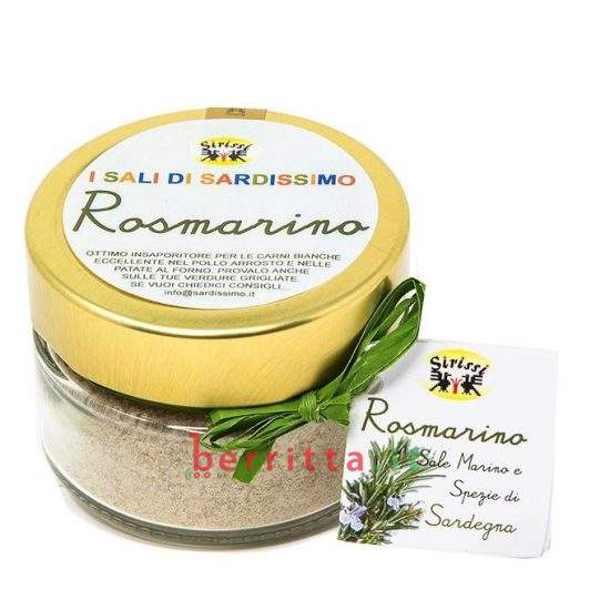 Sardissimo SALE AL ROSMARINO, confezione da 100 gr